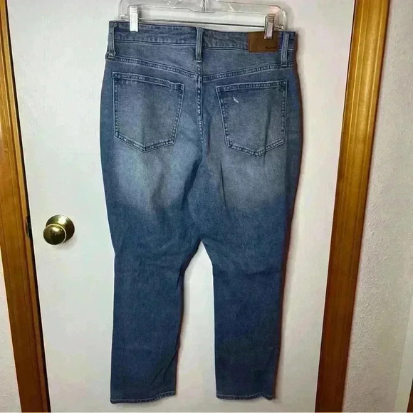 Madewell The Curvy Perfect Vintage Jean Women 29 Blue Distressed5 Pocket - Picture 6 of 9